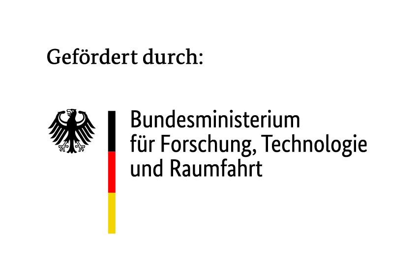 Gefördert durch:
                                    Bundesministerium für Bildung und Forschung
                                    aufgrund eines Beschlusses des Deutschen Bundestages